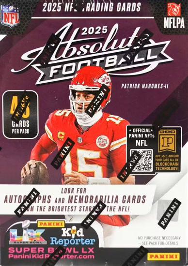 Picture of 2025 ABSOLUTE Football Series Blaster Box with 4 Green Parallels Possible Cam Ward Travis Hunter Jaxson Dart Shedeur Sanders and Other Rookies Plus Chance for Autograph and Memorabilia Cards