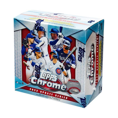 Picture of 2022 Topps MLB Chrome Updates Baseball Trading Card Mega Box