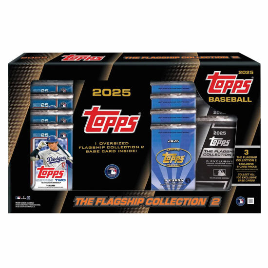 Picture of 2025 Topps Baseball Flagship Collection Series 2 Trading Card Box (1 Oversized Card Per Box)