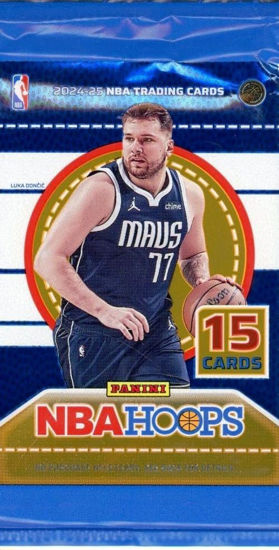 Picture of 2024/25 Panini Hoops EXCLUSIVE Factory Sealed Blaster Pack with (15) Brand New Cards Including OPTI-CHROME PREMIUM Card! Look for New Rookies & Autos of Top 2024 Rookies & Exclusive Cards!