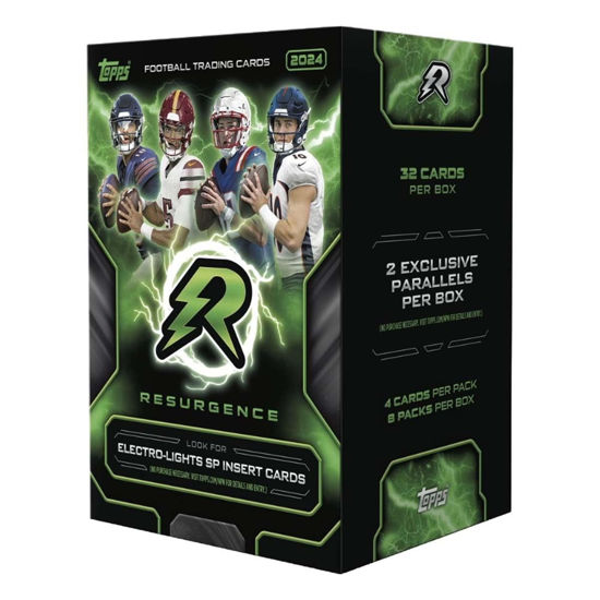 Picture of 2024 Topps Resurgence Football Trading Card Value Box - Look for Exclusives