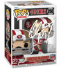 Picture of Christian McCaffrey #250 Facsimile Signed Reprint Laser Autographed Funko POP! San Francisco 49ers Figurine with Protector Case
