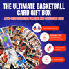 Picture of Basketball Card Gift Box | 1 Hit: Auto, Relic, or Numbered, 1 Superstar, Sealed Pack, 100 Assorted Basketball Cards | Rookie, Hall of Famers | Perfect Sports Card Gift for Collectors