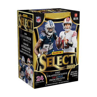 Picture of 2023 Panini Select Football 6-Pack Blaster Trading Card Box (Red & Blue Prizms!)