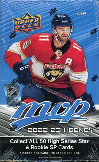Picture of NHL Upper Deck 2022-23 MVP Hockey Trading Card HOBBY Box [20 Packs]