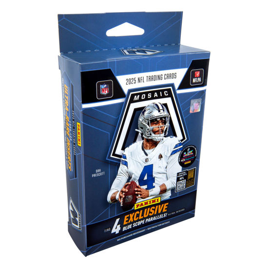 Picture of 2025 Panini Mosaic Football Trading Cards Hanger Box