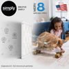 Picture of Simply 16x25x1 Air Filter, MERV 8, 6 Pack, For Home AC Furnace & HVAC (Actual Size: 15.75"x24.75"x0.75") DUST, Pet, & Allergy Control
