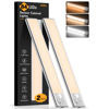 Picture of Gritin 10.2inch Under Cabinet Lighting Rechargeable 2 Pack- 3 Color Temps&5 Level Brightness, Super Bright, 4 Modes, Motion Sensor, Long Lasting - Easy Installation Magnetic Under Closet Lights