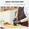 Picture of SWIFTLITE Black Vinyl Gloves, Food Grade Gloves Disposable Latex Free & Powder Free, Guantes for Cleaning Cooking Food Prep (100, Medium)