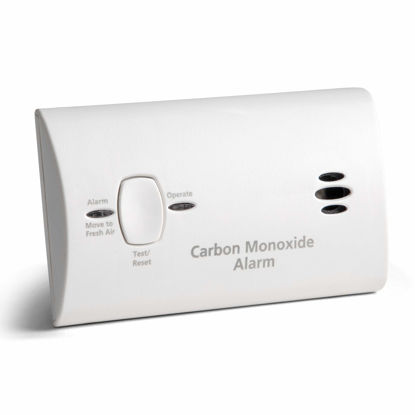 Picture of Kidde Carbon Monoxide Detector, Battery Powered CO Alarm with LEDs, Test-Reset Button, Low Battery Indicator, Portable