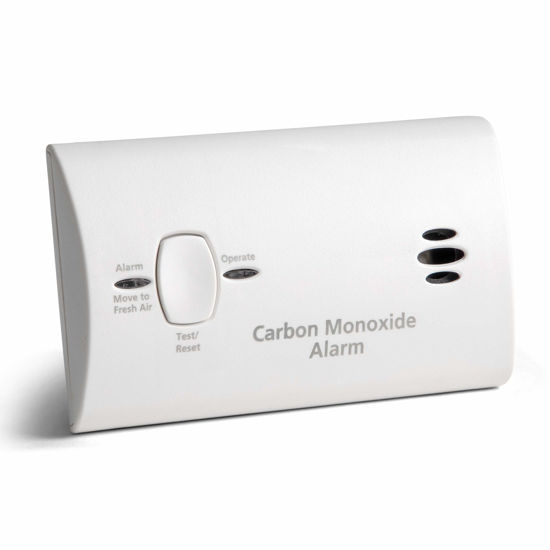 Picture of Kidde Carbon Monoxide Detector, Battery Powered CO Alarm with LEDs, Test-Reset Button, Low Battery Indicator, Portable