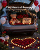 Picture of Amagic 1000 Pieces Artificial Rose Petals with 12 Heart LED Tea Lights Candles Kit, Rose Petals and Candles Set for Proposal, Anniversary, Valentine's Day, Special Romantic Night, Wedding Table Decor