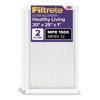 Picture of Filtrete 20x25x1 AC Furnace Air Filter, MERV 12, MPR 1500, CERTIFIED asthma & allergy friendly, 3 Month Pleated 1-Inch Electrostatic Air Cleaning Filter, 2-Pack (Actual Size 19.719x24.688x0.78 in)