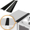 Picture of Linda’s Essentials Silicone Stove Gap Covers (2 Pack), Heat Resistant Oven Gap Filler Seals Gaps Between Stovetop and Counter, Easy to Clean Stove Gap Guard (21 Inches, Black)